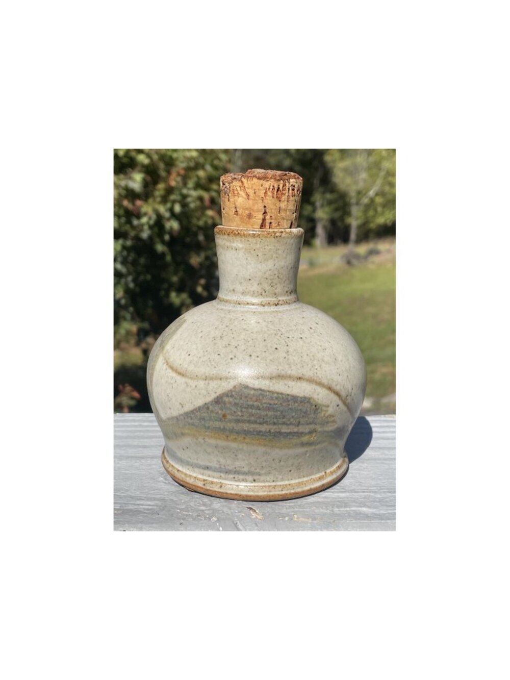 Retro Studio Art Pottery Bottle Jar Vintage Robert Wagar 1980s Naturalist Modern
